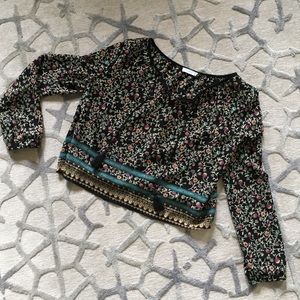 Lush floral crop top